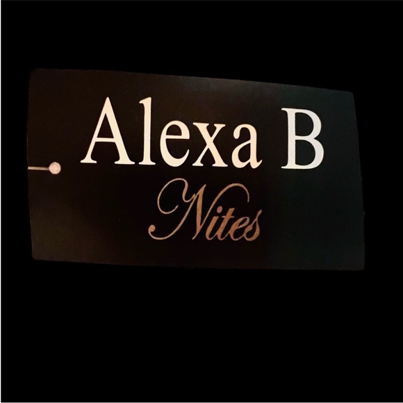 Alexa B. Nites-Silver Sparkly Racerback, Lined Cocktail Dress, Size 06 - Picture 12 of 14